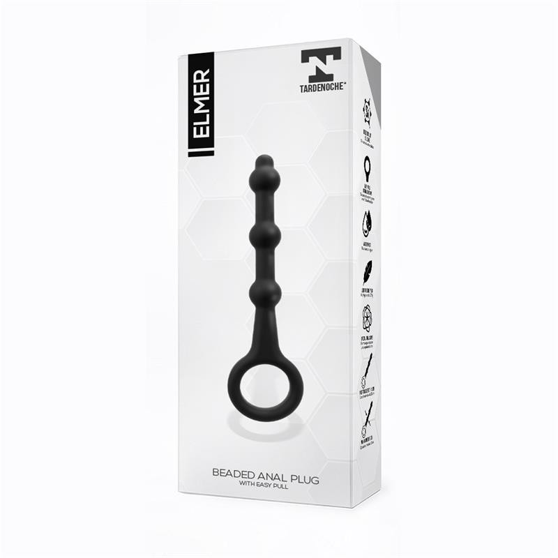 Elmer Plug Anal avec anneau silicone noir