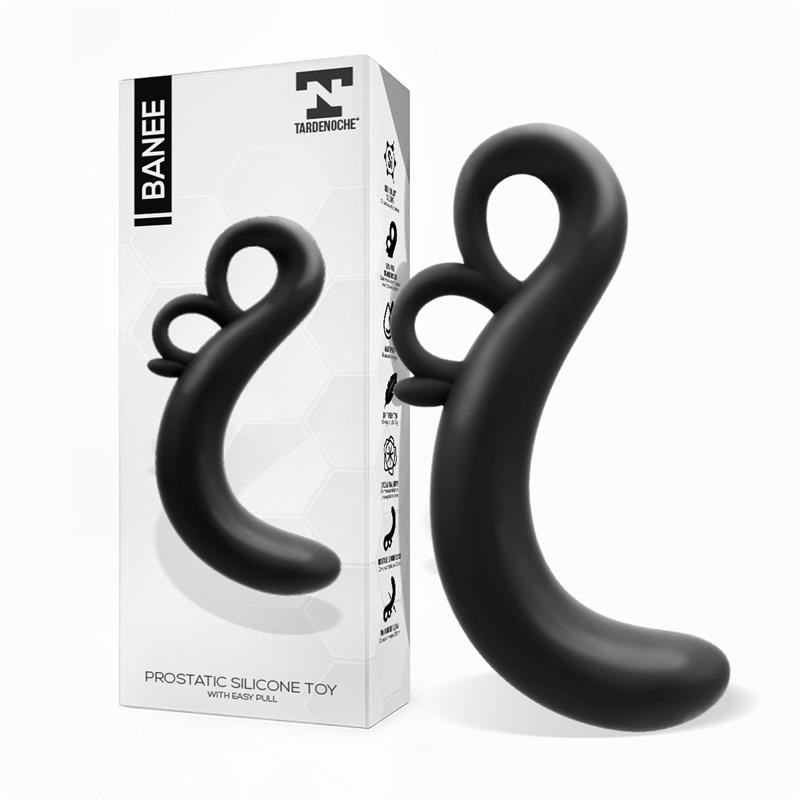 Banee Stimulateur Prostatique silicone noir