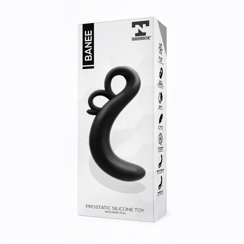 Banee Stimulateur Prostatique silicone noir