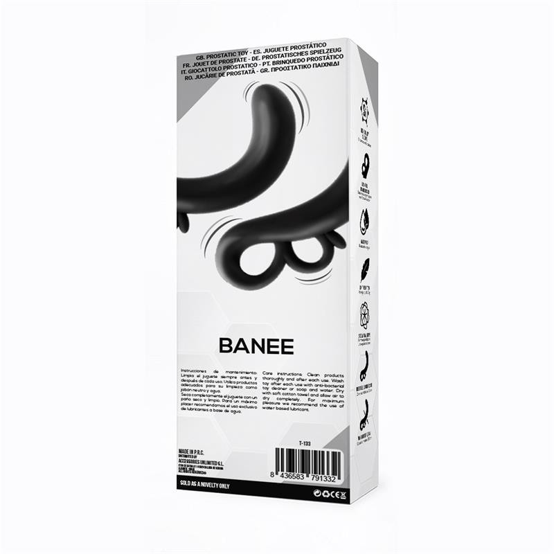 Banee Stimulateur Prostatique silicone noir