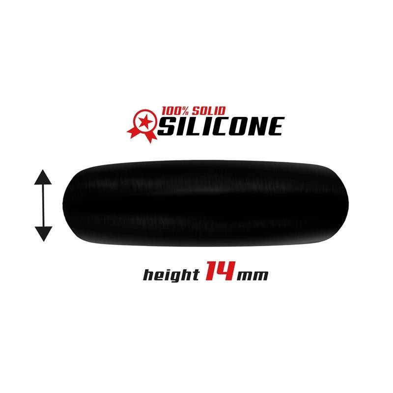 Anneau à pénis silicone solide 4,2 cm Noir