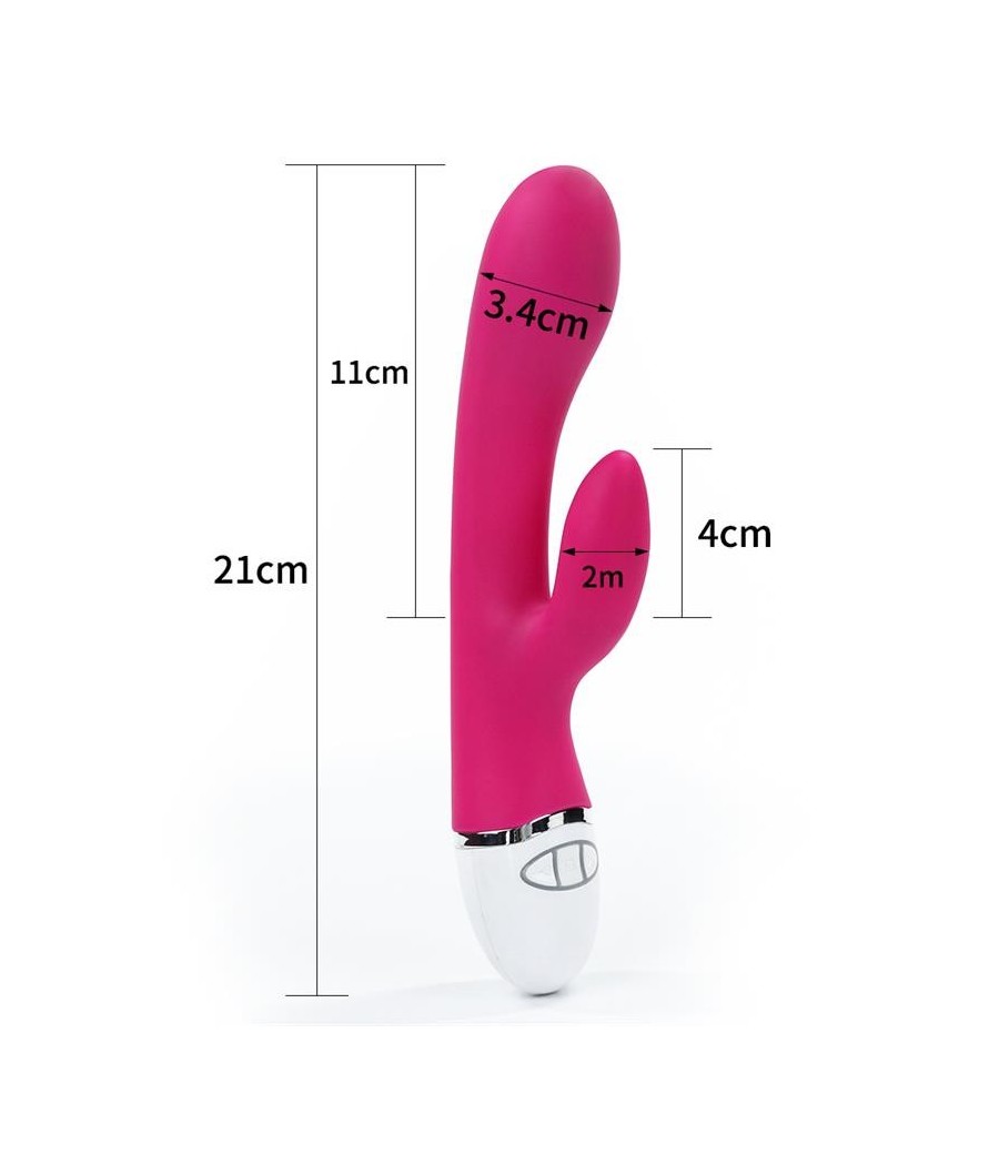 Dreamer vibromasseur Rabbit USB Rose rouge