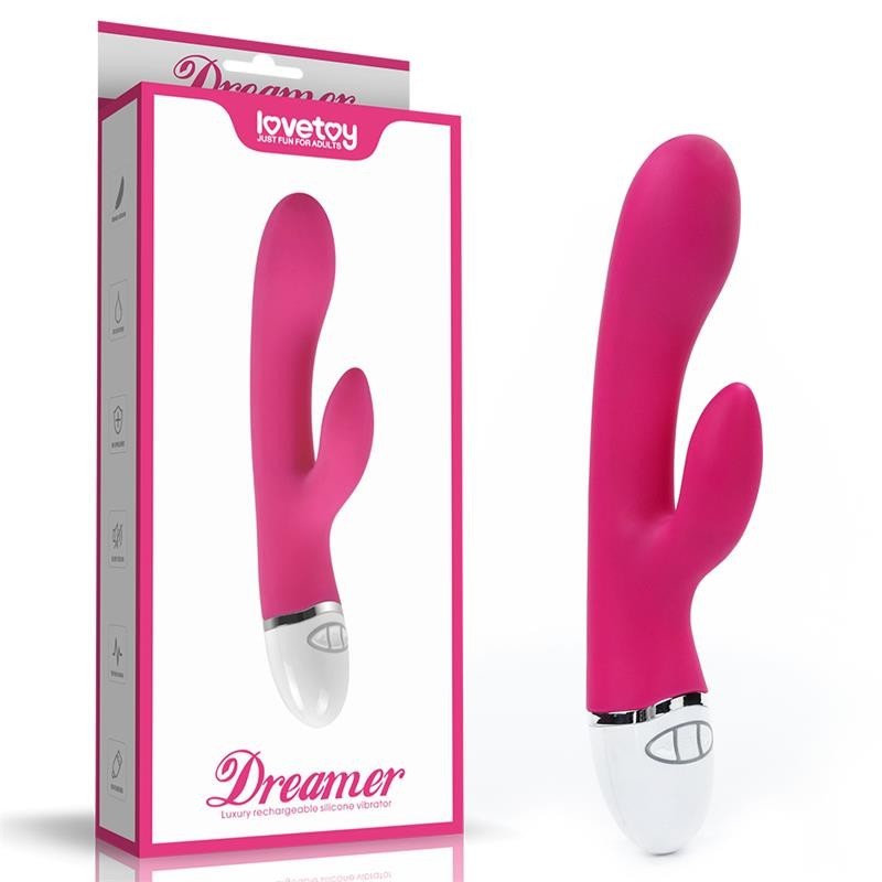vibromasseur Dreamer USB Rose rouge