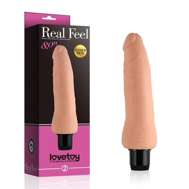 vibromasseur Real Feel 8 Naturel