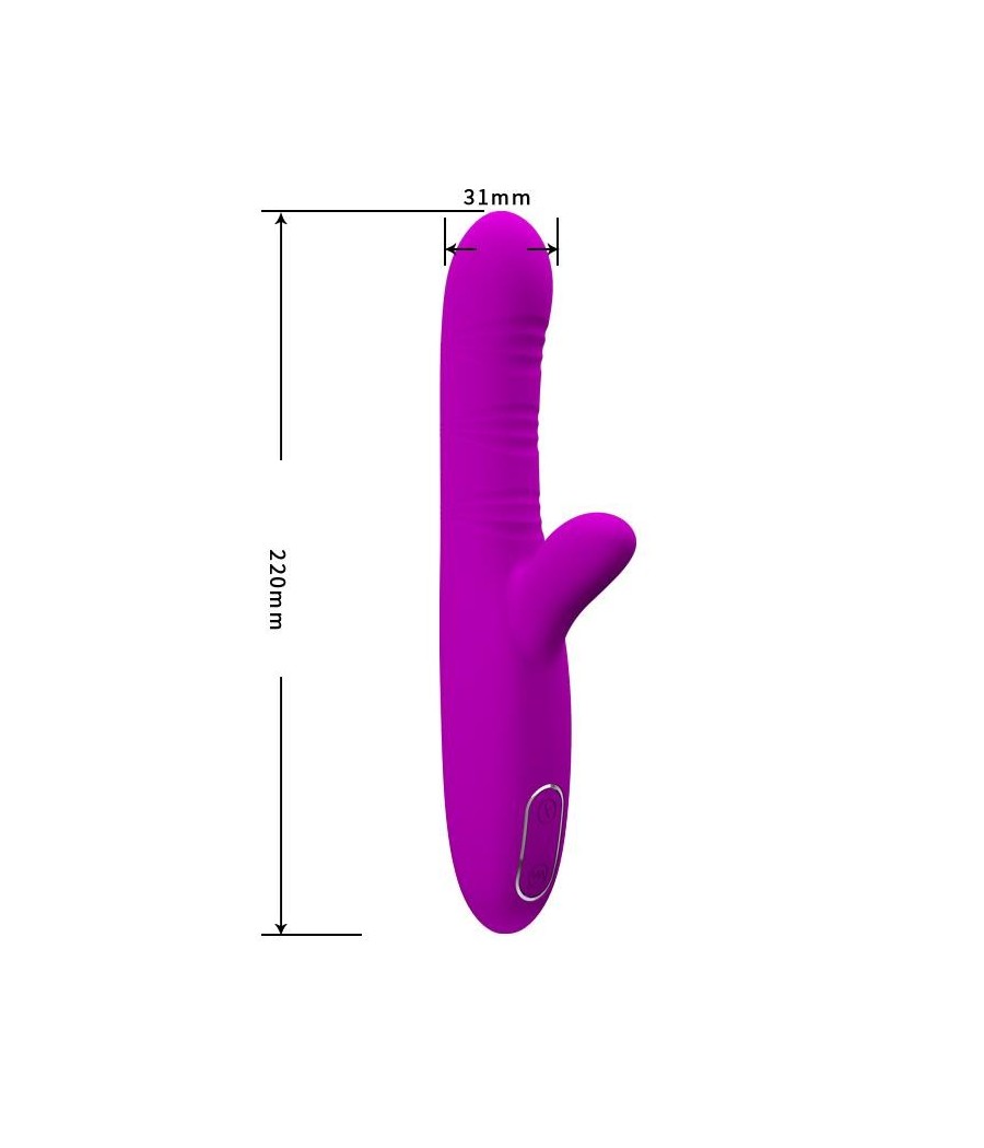 Angelique vibromasseur Rabbit avec mouvement de doigt USB
