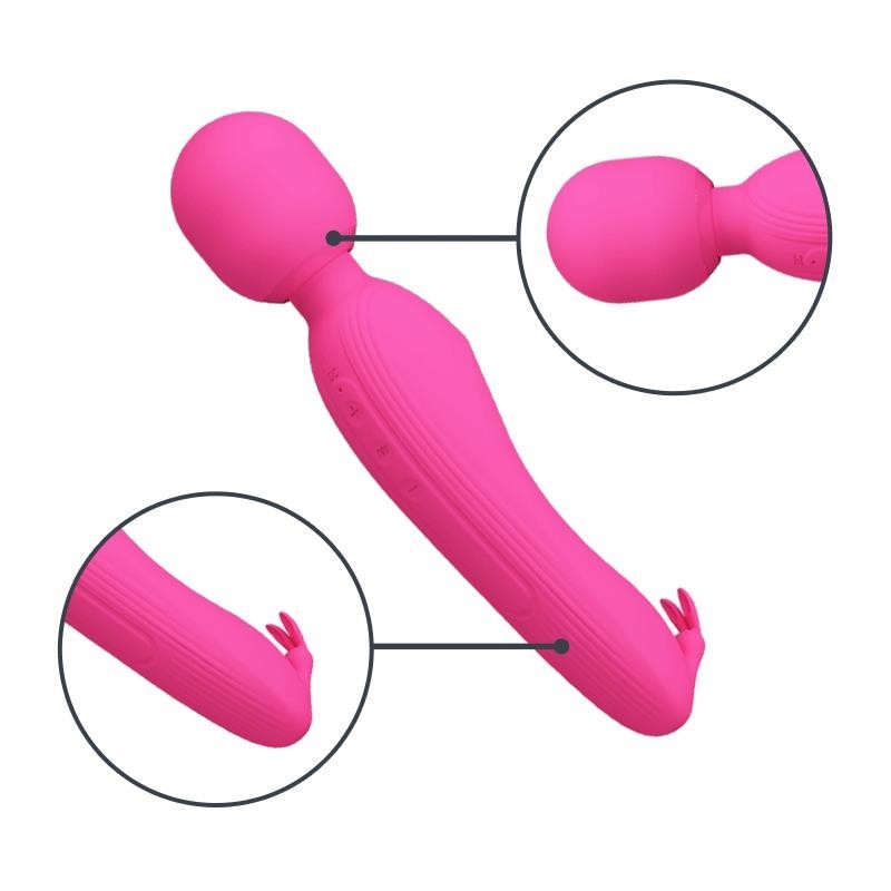 Curtis Vibromasseur avec stimulateur de clitoris