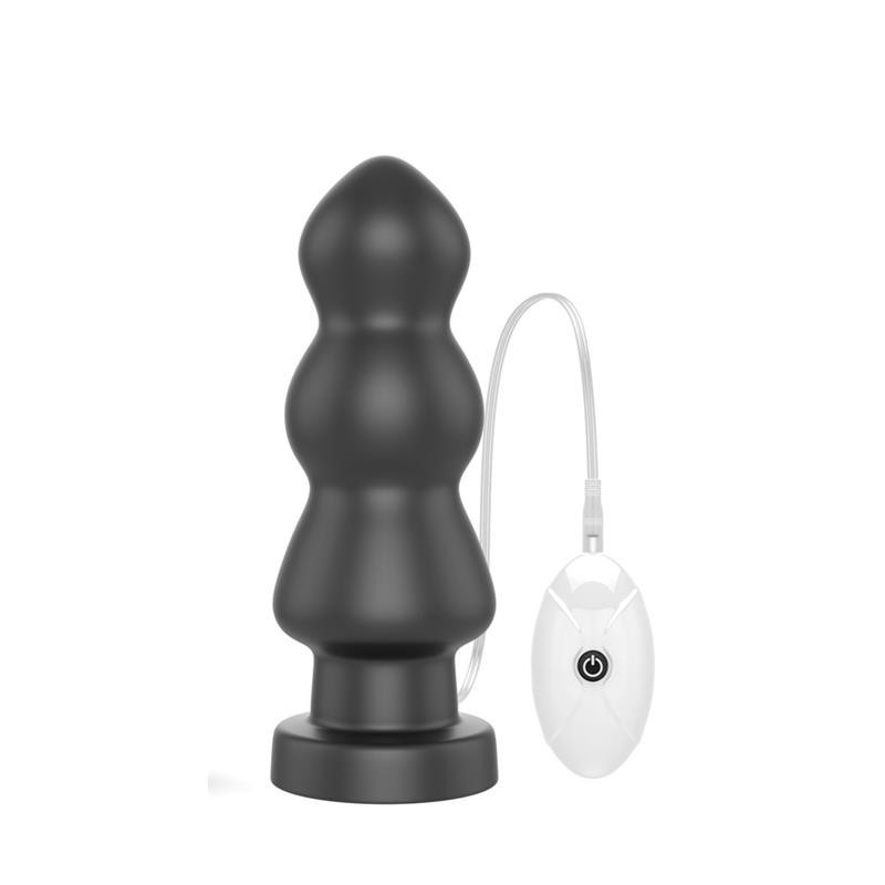 Plug Anal vibrant King Size 7.8 Noir