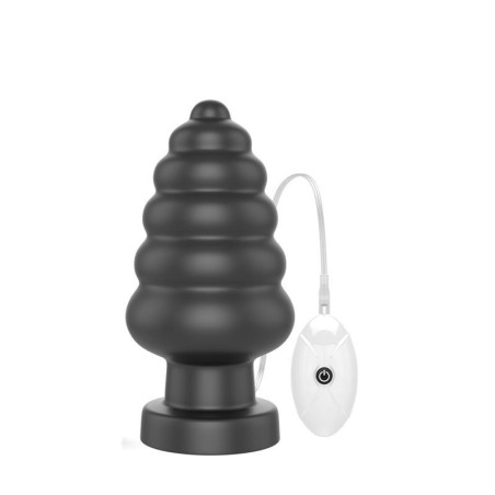 Plug Anal vibrant King Size 7 Noir