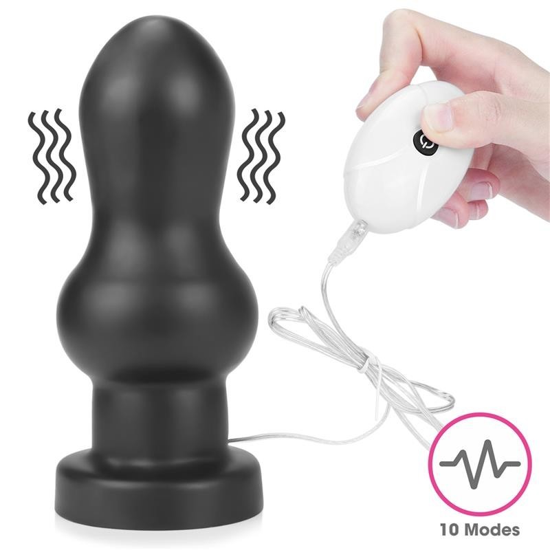 Plug Anal vibrant King Size 7 Noir