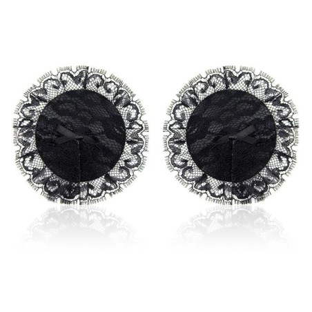 nipples avec dentelle noir