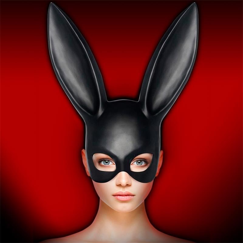 Allicia Masque de lapin noir