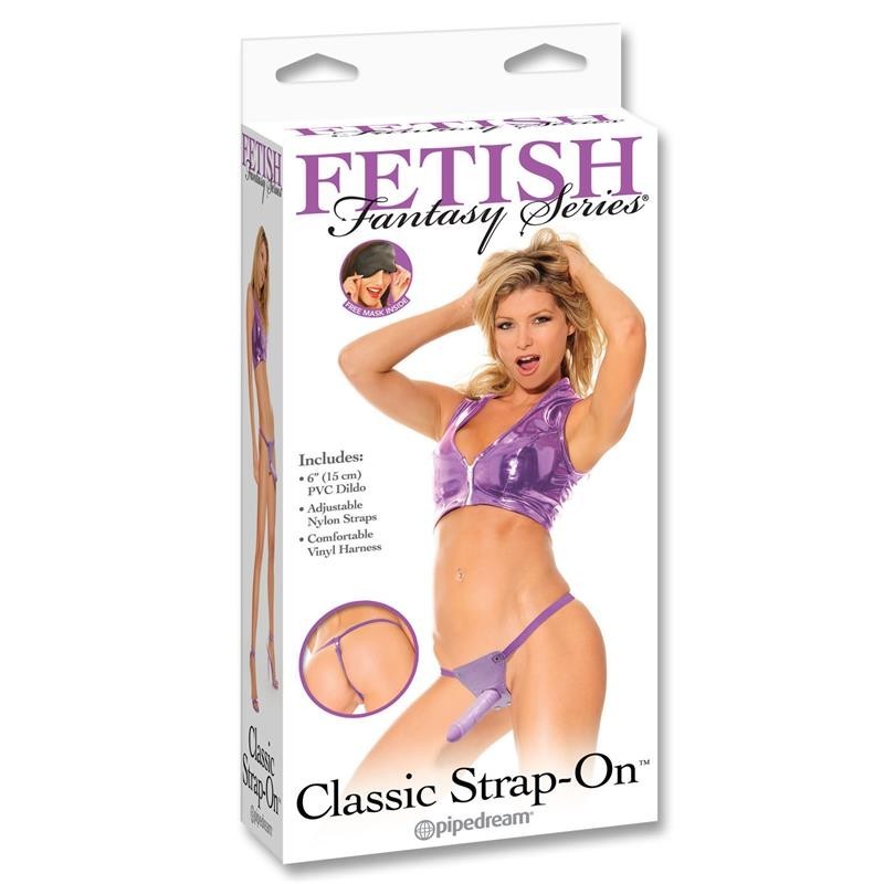 Fetish Fantaset Series Ceinture classique avec gode violet