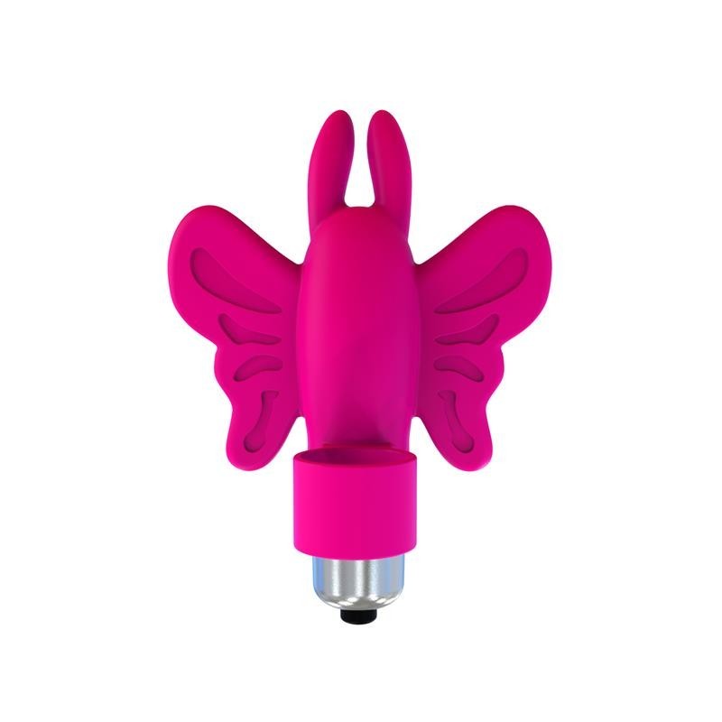 Monarque balle vibrante papillon silicone rose
