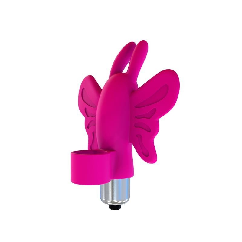 Monarque balle vibrante papillon silicone rose