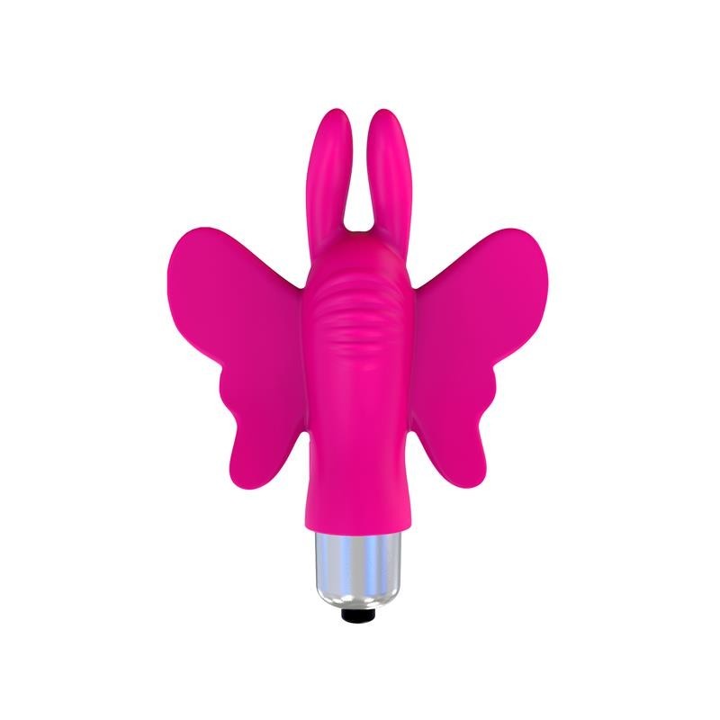 Monarque balle vibrante papillon silicone rose