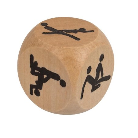 dès bois Kamasutra 3x3 cm 1 Unité
