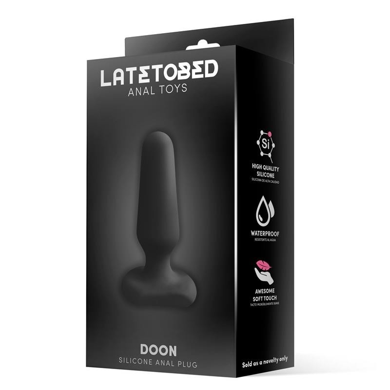 Doon Plug Anal en silicone Noir