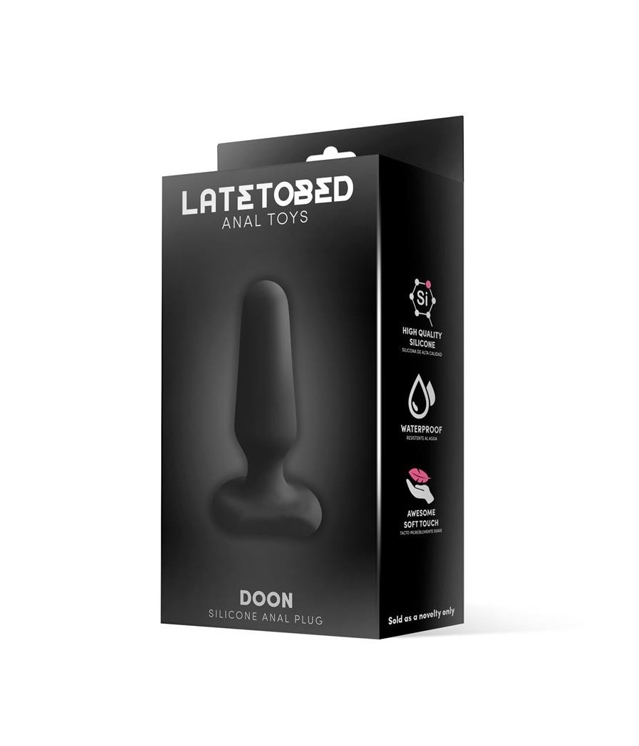 Doon Plug Anal en silicone Noir