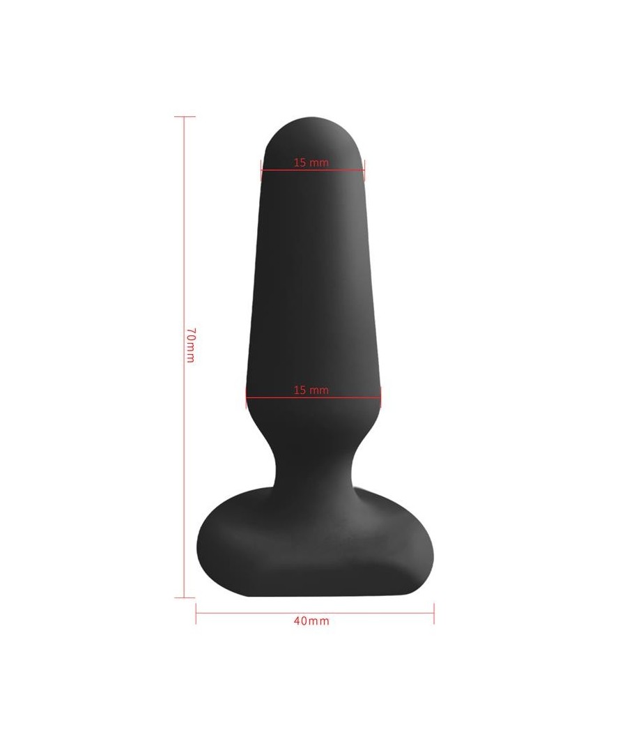 Doon Plug Anal en silicone Noir