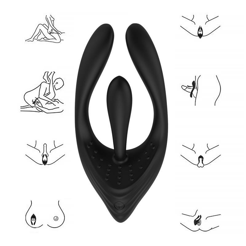 Trimer stimulateur 3 Motores Flexible USB silicone