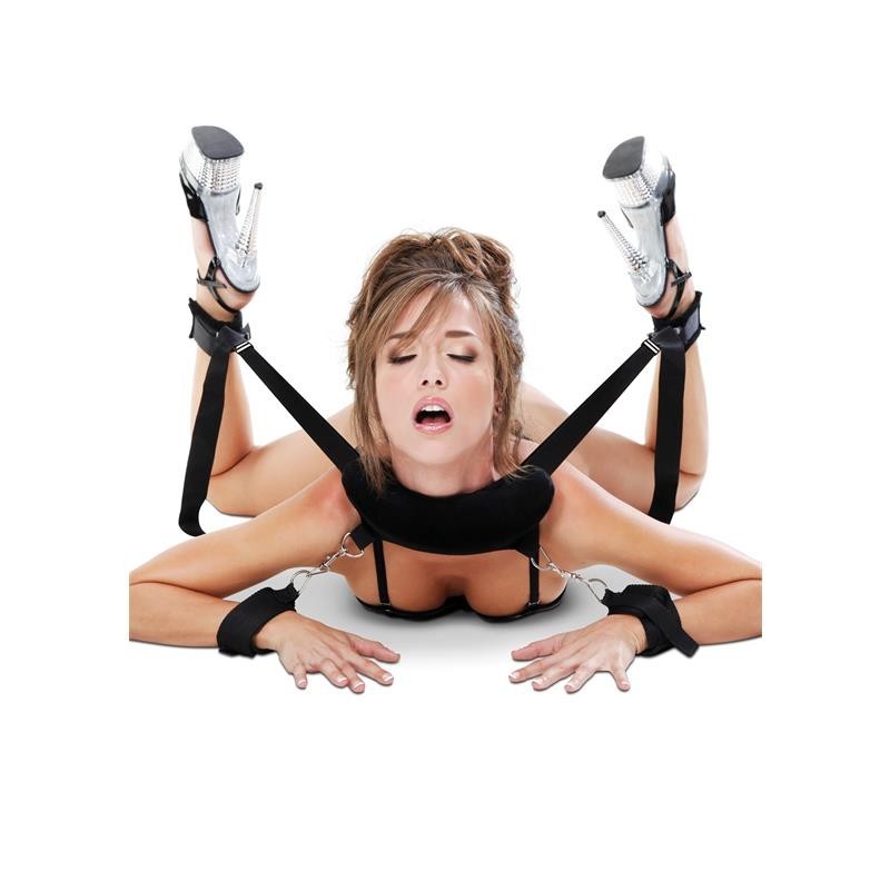 Fetish Fantaset Series Posición Master avec menottes