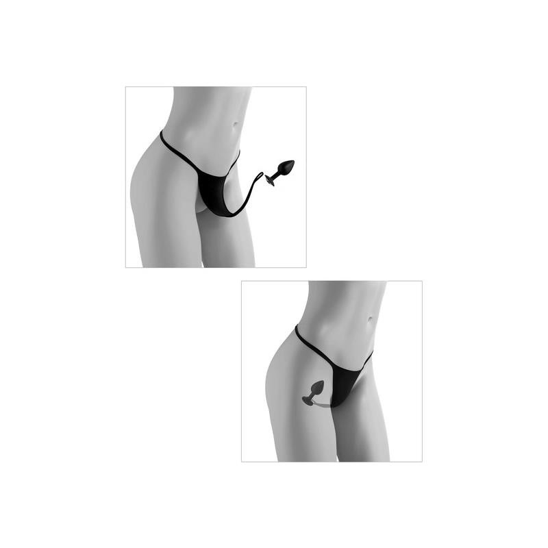 culotte avec Plug Anal Taille Unique SL