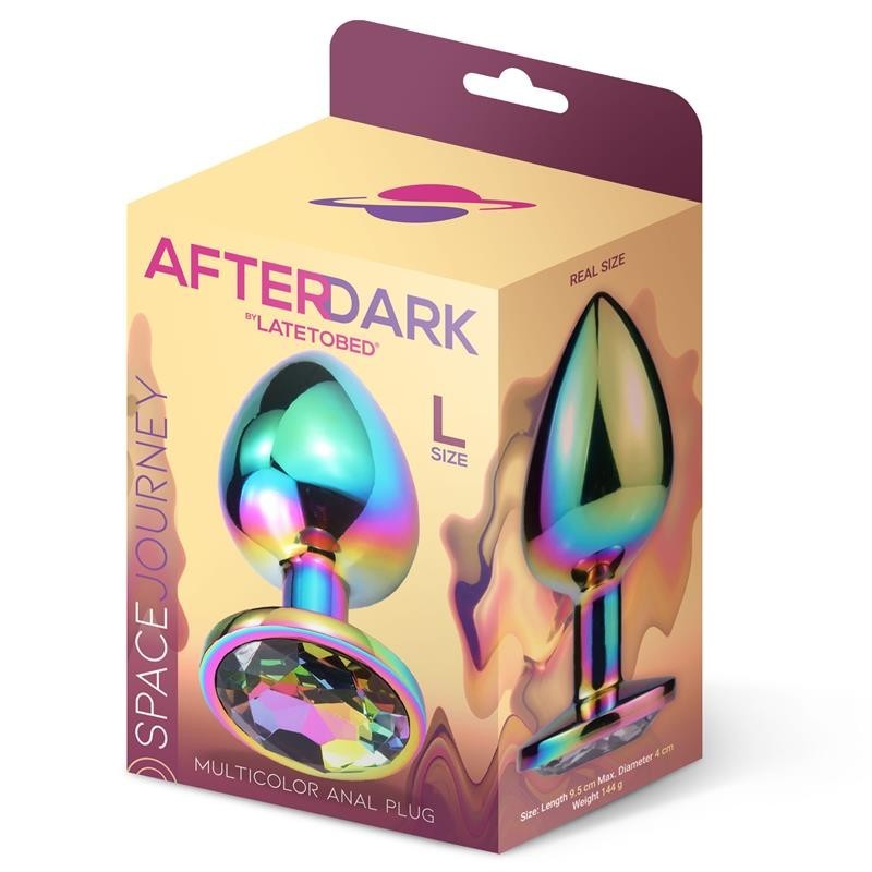 Plug anal Space Journeet multicouleure pierre taille L
