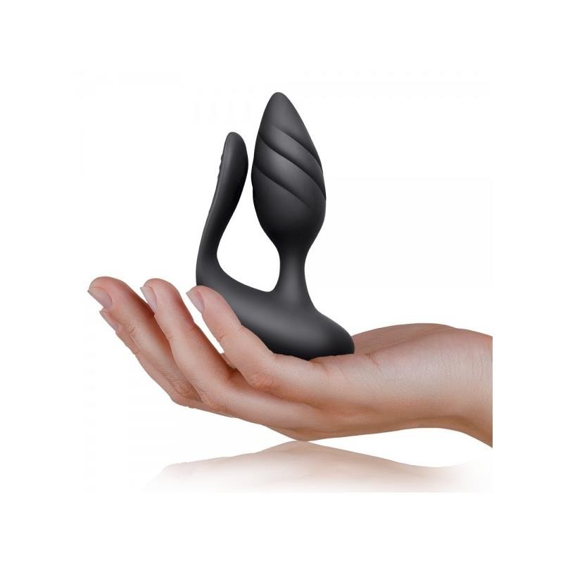 Stimulateur pour couples Cocktail télécommande noir