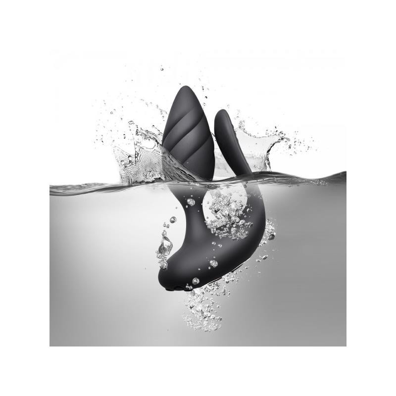 Stimulateur pour couples Cocktail télécommande noir