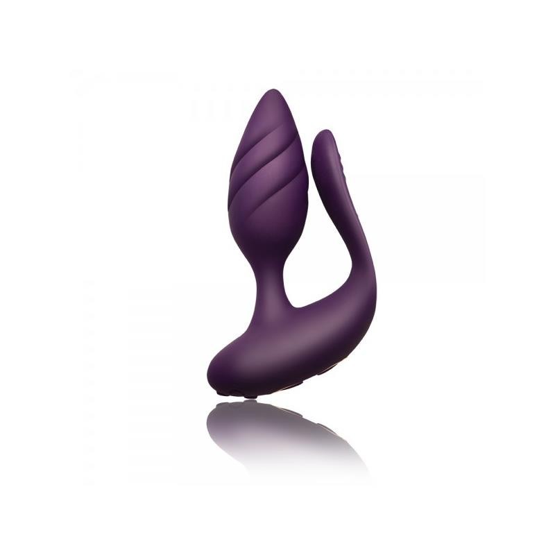 Stimulateur pour couples Cocktail télécommande pourpre