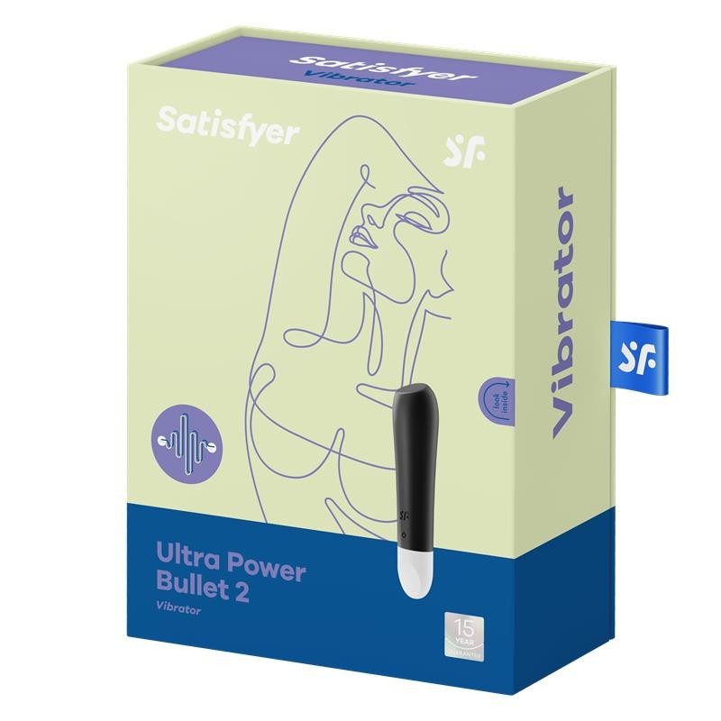 Ultra Power Bullet 2 balle vibrante Noir