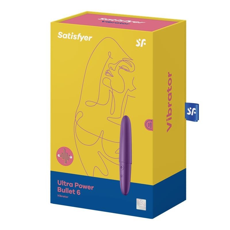 Ultra Power Bullet 6 balle vibrante Violet
