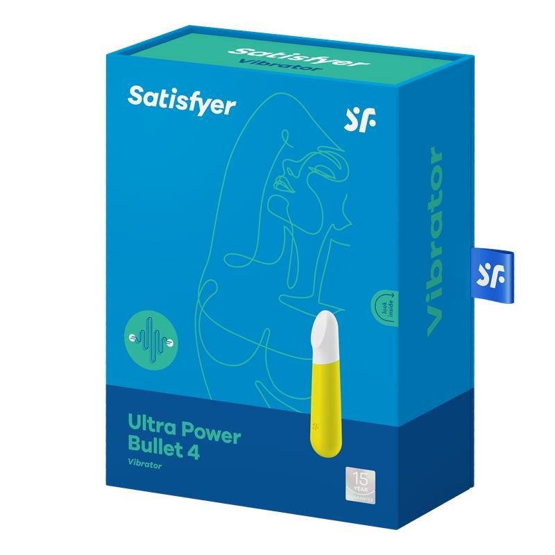 Ultra Power Bullet 4 balle vibrante jaune