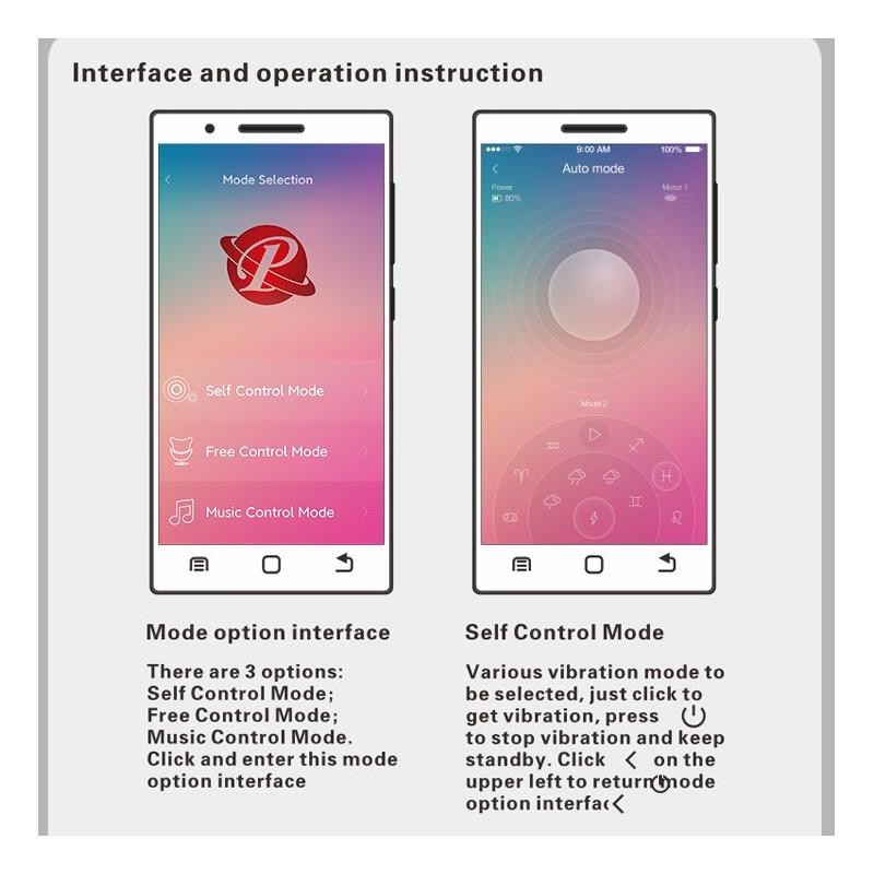 Kirk oeuf vibrant avec APP Movil silicone USB