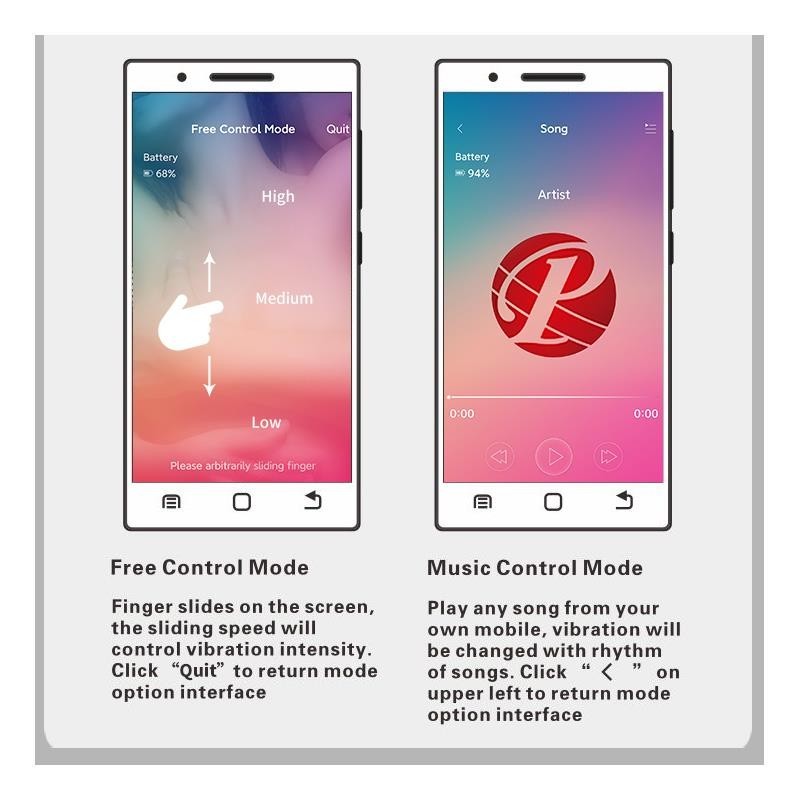 Kirk oeuf vibrant avec APP Movil silicone USB