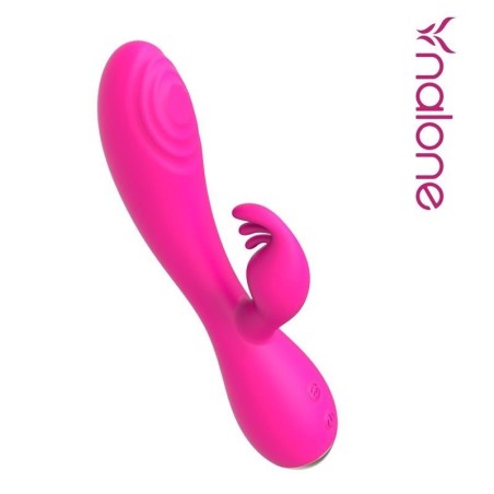 lapin Vibromasseur Magic Stick avec Pulsation fuchsia