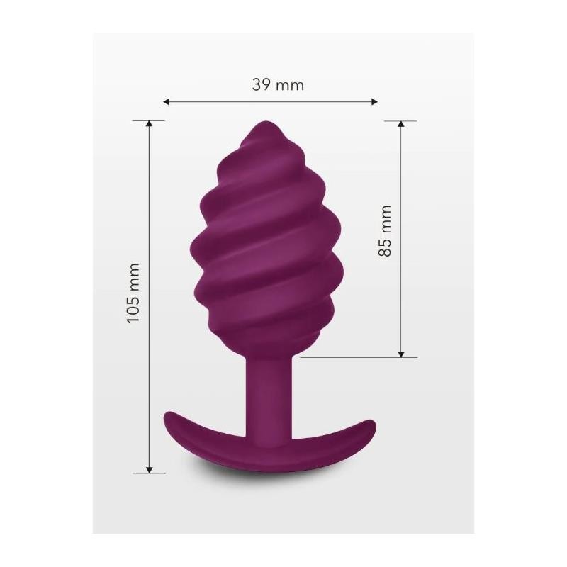 Plug Anal Gplug Twist2 Framboise Douce