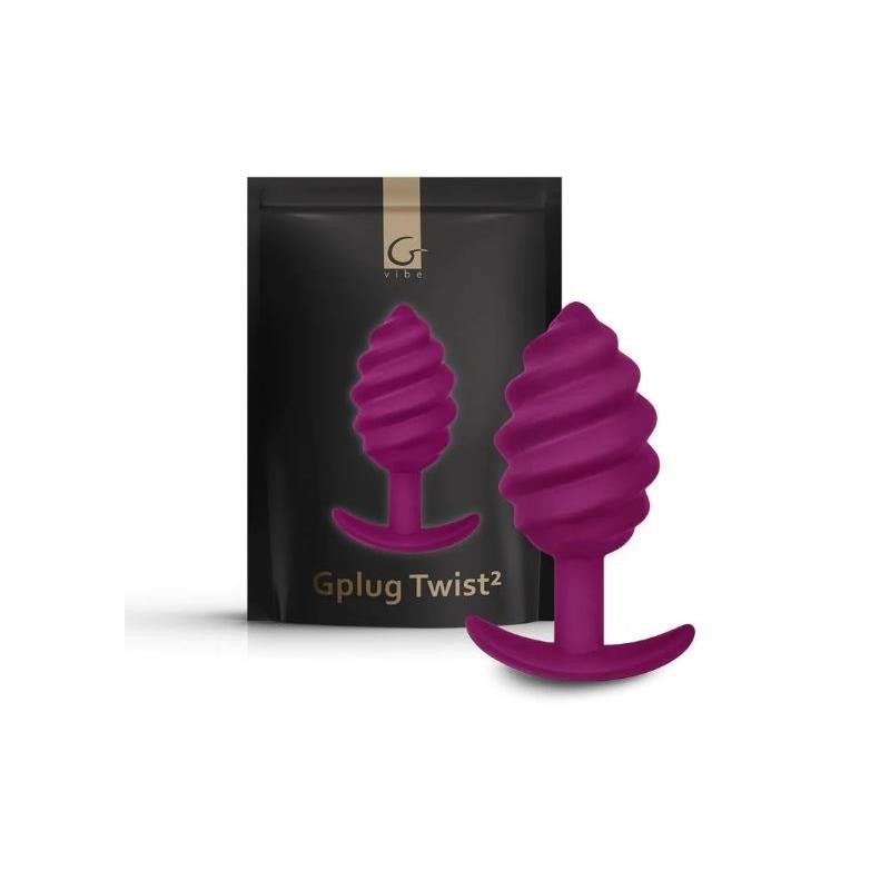 Plug Anal Gplug Twist2 Framboise Douce