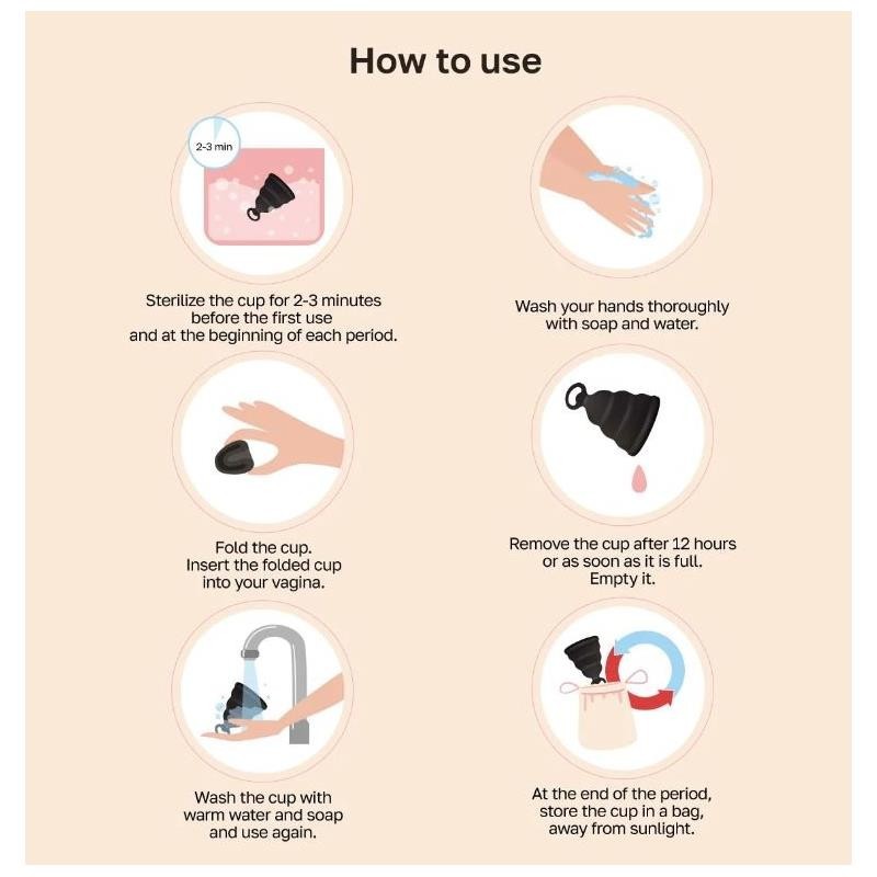 Copa Menstrual Gcup Mystic Noir taille S