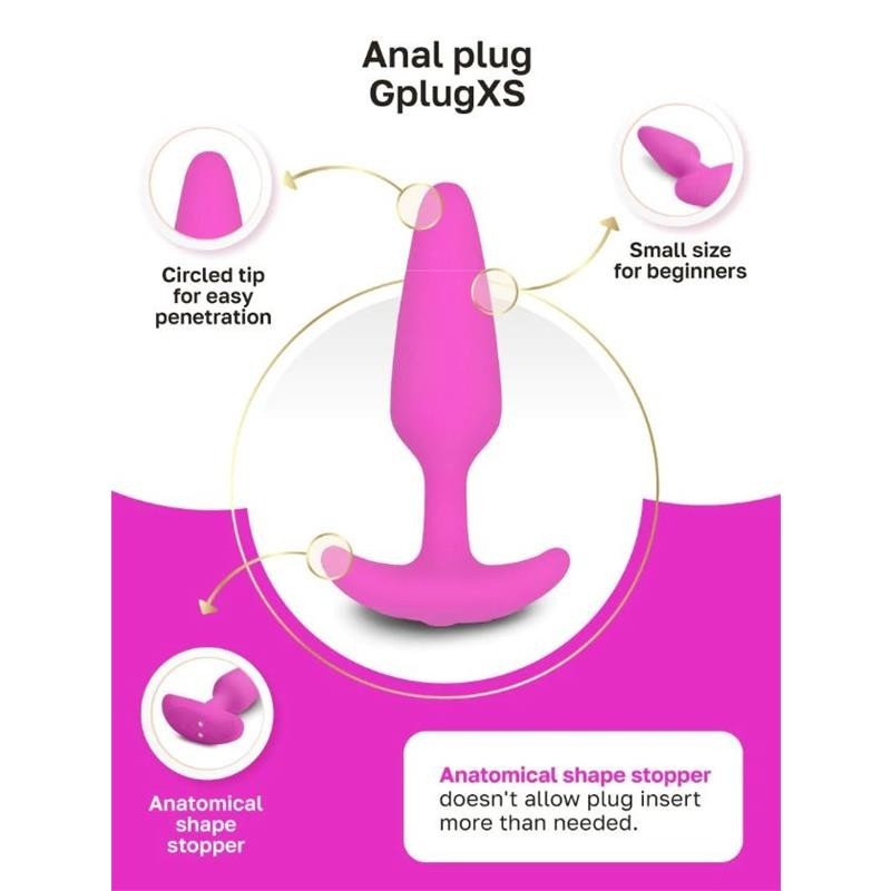 Plug Anal vibrant Gplug XS Sunnet Raspberry