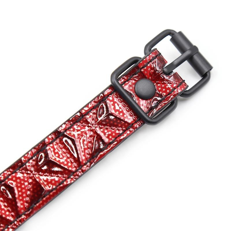 baillon de boule perforée Diamond cuir végan