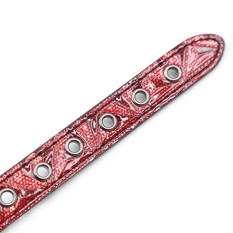 baillon de boule perforée Diamond cuir végan