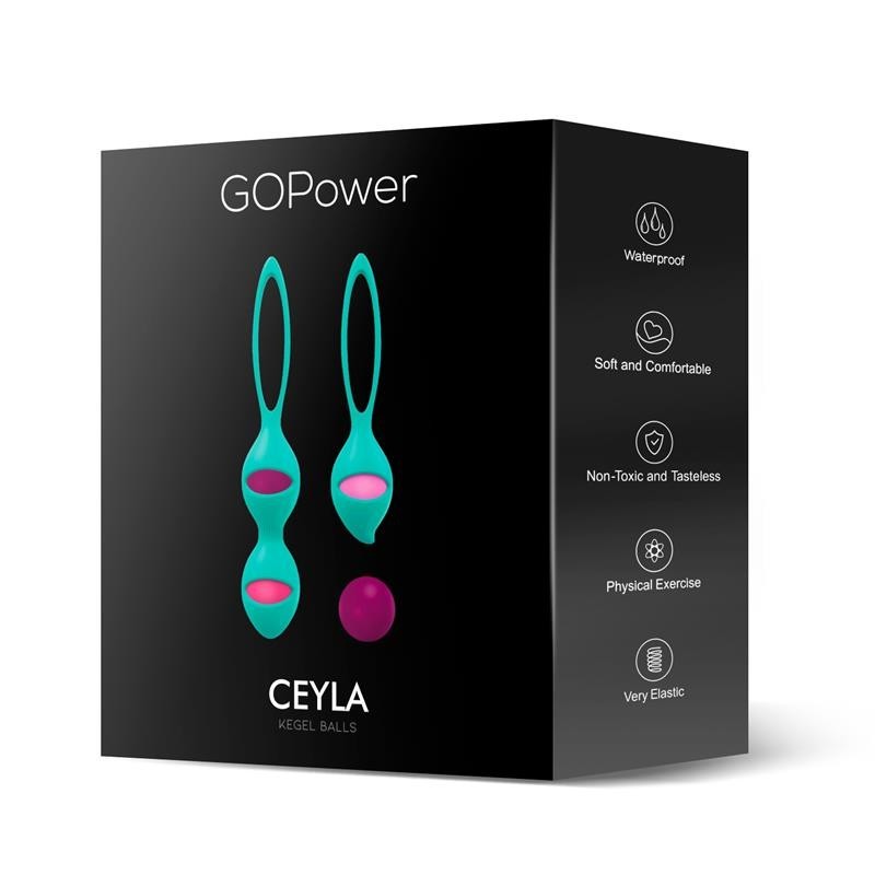 Ceyla Set boules Kegel silicone