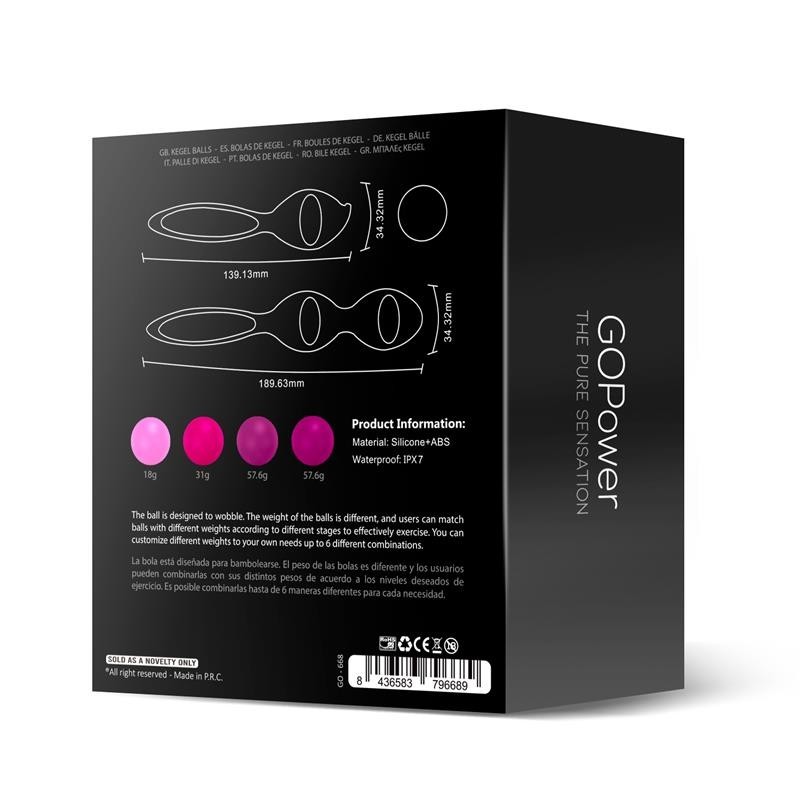 Ceyla Set boules Kegel silicone
