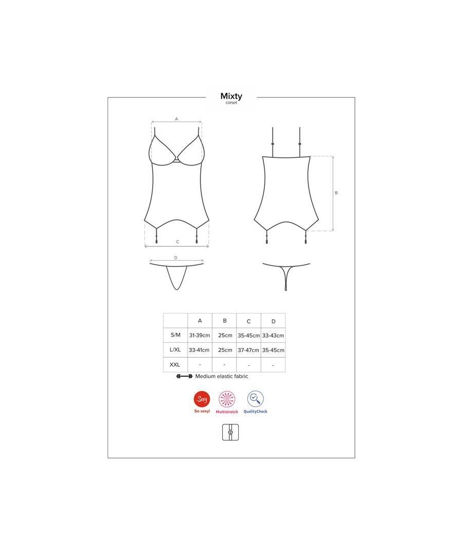 Ensemble Mixty Corset et string