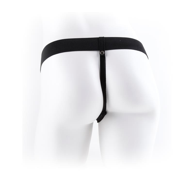 Série Fetish Fantaset harnais avec creux et testicules de 22,8 cm Couleur Naturel