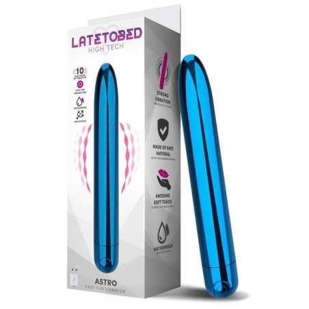 Astro Vibromasseur 10 Fonctions 18,5 cm USB Bleu