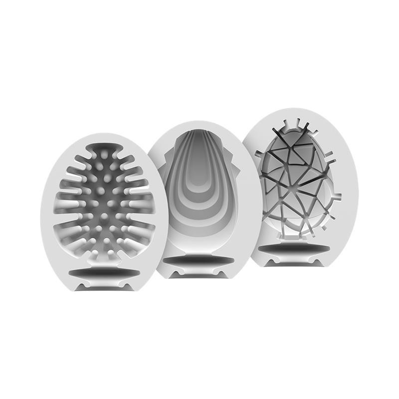 Coffret 3 Œufs Masturbateurs Naughty, Savage et Crunch