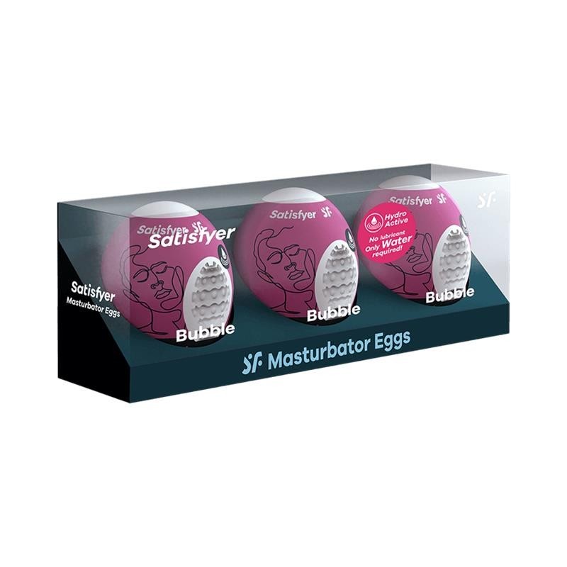 Set 3 oeufs masturbateures Modele Bubble