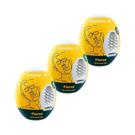 Set 3 oeufs masturbateures Modele Fierce